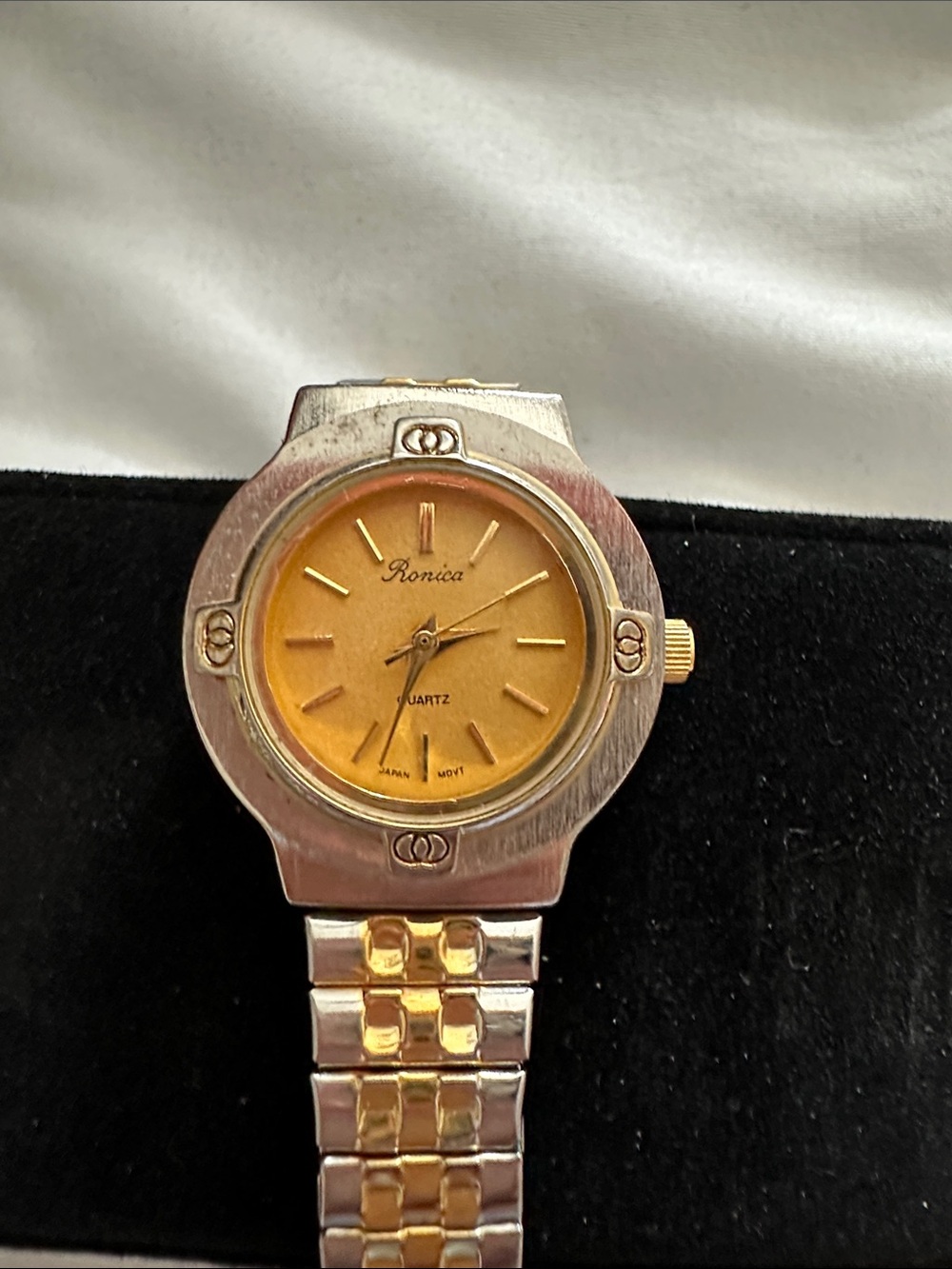Two-Tone Gold Dial Women’s Quartz Watch